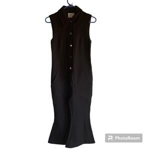 H&M Studio New Women’s Black Jumpsuit Flare Leg Limited Edition Size 2